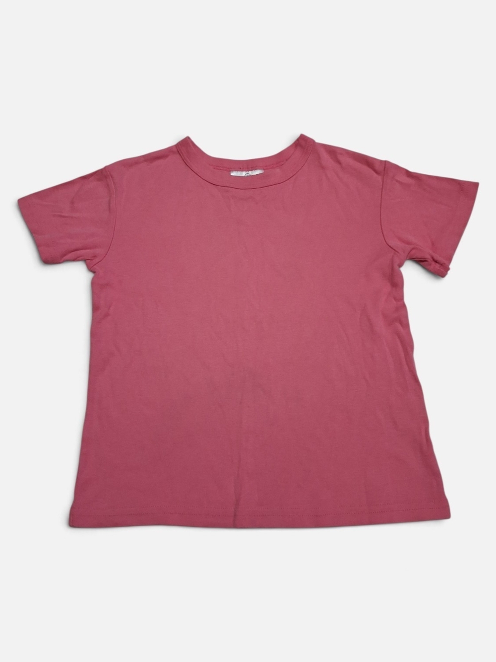 Hanna Andersson Girls Rose Pink Short Sleeve Shirt 110cm